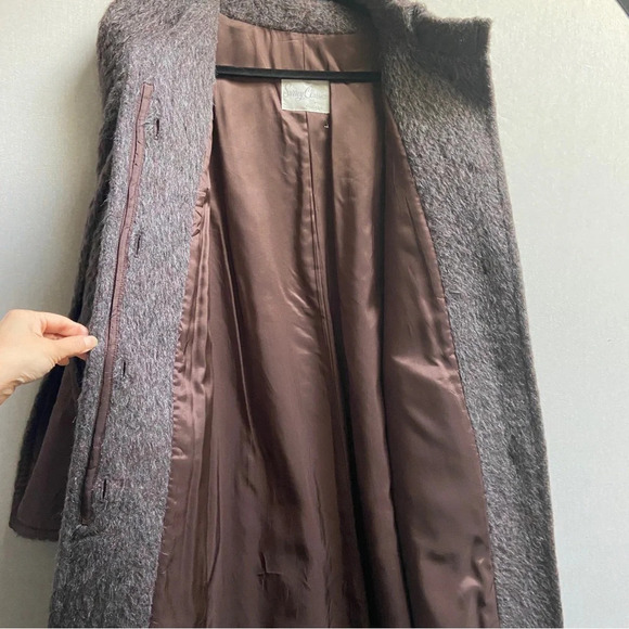 Vintage Surrey Classics Canada Mohair scarf A line trench jacket coat  Sz M/ L - Picture 11 of 17